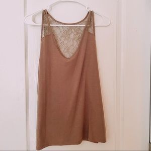 lace tank top size large
